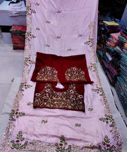 Vêtements de fête indiens saree de mariage surat dernière conception bas prix bon marché sari boutique grossiste vêtements de mariage indiens saree vêtements - Product Image 6