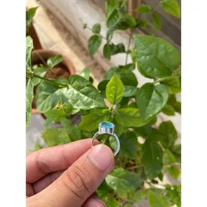 Natural Blue Topaz <b>Ring</b> 925 Sterling Silver Handmade Gemstone <b>Ring</b> Wholesale Jewelry Supplier - Product Image 6