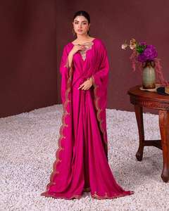 Indien pakistanais dernière rose clair brodé Salwar Kameez maçonnerie lourde Collection de mariage de luxe robe de vente chaude 2024 - Product Image 6