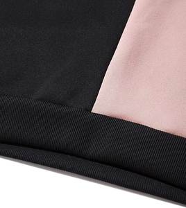 Sudadera con capucha de algodón 100% de alta calidad para hombre, nueva y elegante costura de 2 colores con estampado de bordado, sudaderas con capucha de entrenamiento de invierno - Product Image 2