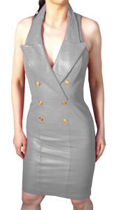 High Quality Breathable 100% Cotton Solid Natural Waistline Women Casual <b>Dress</b> Sleeveless Knee-Length Eco-Friendly - Product Image 4