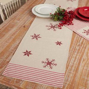 Boutique linen table <b>runners</b> with custom embroidery work designed for unique dining table styling homes - Product Image 4