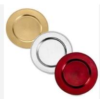 Couleurs personnalisées Lot de 4 dessus de table Petite taille Couleur personnalisée Assiette de présentation pour dîner Fait à la main Assiette de présentation décorative en gros - Product Image 3