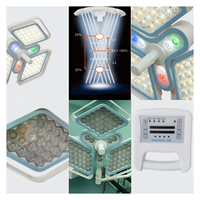 Lampe LED médicale à pétale Cielitica Scialitic, lampe chirurgicale pour chien, éclairage d'opération pour équipement médical de bloc opératoire