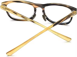 Gafas de Sol Hechas a Mano con Cuerno de Búfalo |   Gafas de Diseño con Montura de Cuerno de Buey Natural y Lentes con Protección UV400 - Product Image 2