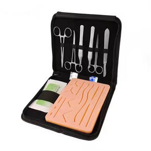 Kit de herramientas de práctica de sutura de acero inoxidable para estudiantes de medicina Instrumentos de entrenamiento manual Base esencial para la práctica quirúrgica - Product Image 1