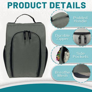 Fabricant professionnel pakistanais usine fournit un service d'échantillons OEM ODM sac de transport de chaussures de voyage à glissière sac de rangement pour le football - Product Image 3