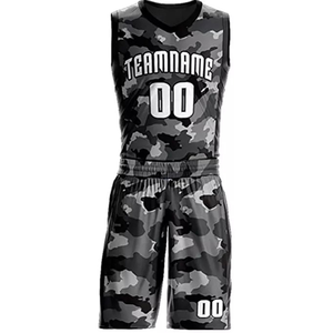 Equipo de baloncesto hecho a medida desgaste camisetas hombres liso transpirable manga corta conjuntos de verano nuevo de alta calidad - Product Image 2