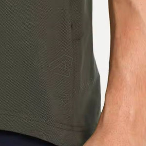 Camiseta de Golf para Hombre de Alta Calidad, Tejido de Punto Sólido, Talla Grande, con Logotipo Personalizado, de Poliéster y Algodón - Product Image 6