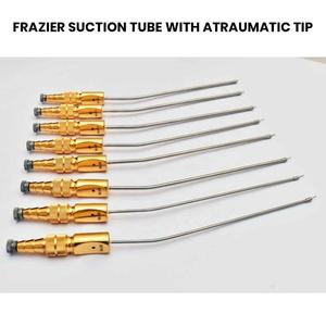 Tube d'aspiration Frazier en acier inoxydable de la meilleure qualité, garantie de 2 ans, Instrument médical pour la chirurgie du liquide de nettoyage/des débris - Product Image 5