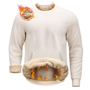 Vêtements streetwear pour hommes sweats surdimensionnés broderie épaisse logo personnalisé sans ficelle vêtements de rue pull Boxy sweats à capuche pour hommes - Product Image 1