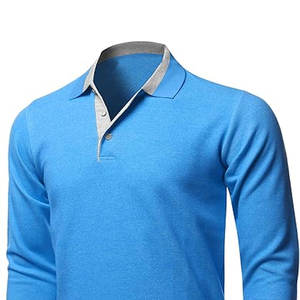 เสื้อโปโลถักแขนยาวผู้ชายราคาดีที่สุดและสมเหตุสมผล ขายส่งจำนวนมากสำหรับร้านค้าปลีกและร้านค้าออนไลน์ - Product Image 6
