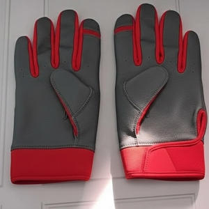 Gants de frappe de baseball et de softball en cuir professionnels unisexes, manchette longue, confortables et doux, avec impression numérique - Product Image 5