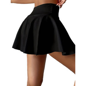 Jupe de fitness 2 en 1 pour femmes OEM avec short intégré Nouvelle jupe de sport respirante personnalisée pour l'entraînement et le sport Vente en gros - Product Image 2