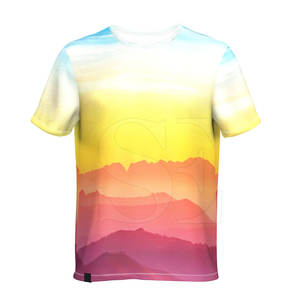 Nouveau T-shirt à sublimation à la mode pour hommes doux et confortable doté de caractéristiques légères à séchage rapide Design imprimé à manches courtes - Product Image 1