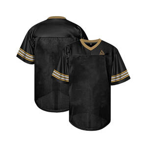 2025 maillot de football américain surdimensionné professionnel à manches courtes nouveau design respirant vêtements en gros - Product Image 1