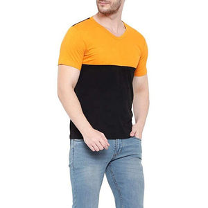 Vente directe d'usine T-Shirt en microfibre pour hommes de haute qualité Nouveau style T-shirt de fitness à séchage rapide tricoté surdimensionné à imprimé décontracté - Product Image 3