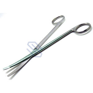 Ragnell 6.5 \ "Ciseaux médicaux incurvés en acier inoxydable Instruments chirurgicaux à alimentation manuelle - Product Image 1