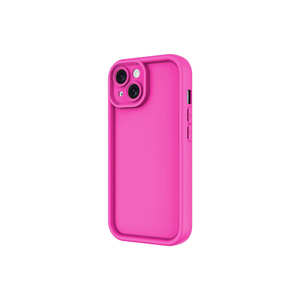 Coque arrière en TPU souple de qualité supérieure, motif ananas rose foncé, anti-traces de doigts, protection de l'appareil photo, coque en silicone pour iPhone 13 Plus Ins - Product Image 3