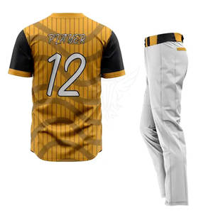 Uniforme de baseball moderne de qualité supérieure pour les matchs professionnels avec des coutures durables - Product Image 2