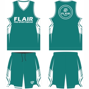 Ensemble d'uniformes de basket-ball personnalisables de haute qualité pour hommes Chemise de sport respirante Tops Shorts Impression numérique Plus Option XS Plain - Product Image 5
