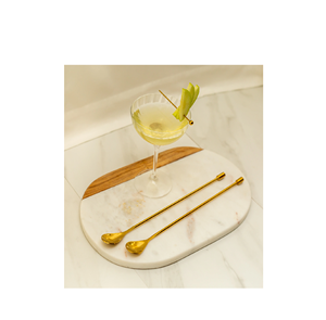 Cuillère de bar en acier inoxydable plaqué longue barre cuillère agitateur cocktail mélange pour argent poli avec vente - Product Image 3