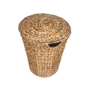 Artículo decorativo para el hogar algodón biodegradable hecho algas marinas caña de yute Wiwin diseño personalizado cesta de mimbre cesta de lavandería de algodón - Product Image 5