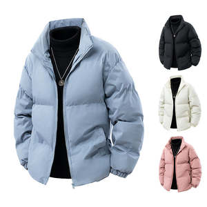 Abrigo Parka de invierno para hombre Chaqueta acolchada extra cálida con espuma de prendas de vestir exteriores del Norte para hombres y mujeres - Product Image 5