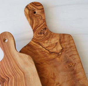 Planche à découper élégante en bois de neem avec surface antimicrobienne, bords polis et poignée de transport pour une utilisation en cuisine propre et hygiénique - Product Image 2