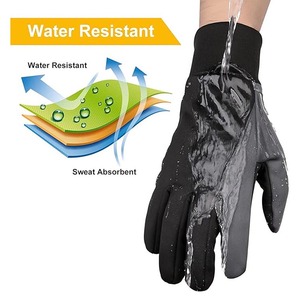 Precio competitivo Venta directa de fábrica Guantes de lana de invierno resistentes al agua Guantes deportivos antideslizantes hechos a medida Unisex - Product Image 3