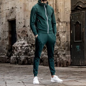 Chándales Poliéster Streetwear DTG Print Tech Fleece Chándal Pantalones de chándal y sudaderas con capucha Conjunto Chándal personalizado para hombres - Product Image 6