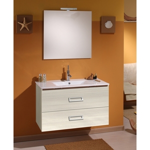 Mueble de Baño Suspendido Fantasy con Lavabo de 90 cm y Espejo, Accesorios de Baño - Product Image 5