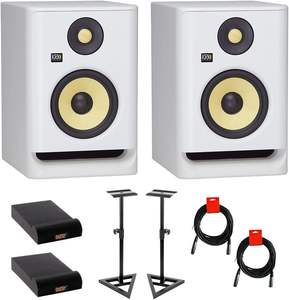 Monitor de estudio autoamplificado de 2 vías KRK RP5 ROKIT 5 G4 5 Pro Bi-Amp completamente nuevo - Product Image 2