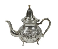 Théière marocaine en laiton faite à la main, style moderne, écologique, disponible en plusieurs couleurs, emballage personnalisable, origine indienne, designs élégants
