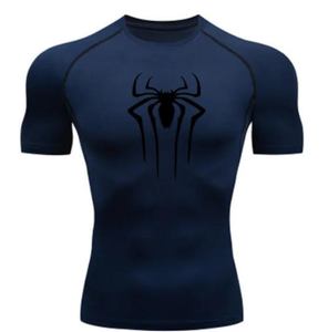 Camisetas de Compresión para Hombre, Ropa de Gimnasio de Secado Rápido, Ajuste Regular, Tops Deportivos Cómodos y Elásticos, Ropa Atlética 100% Algodón - Product Image 1