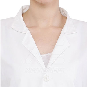 บริการ OEM เสื้อกาวน์ผ้าฝ้าย 100% รุ่นล่าสุด ผลิตตามสั่ง สำหรับใช้ในโรงพยาบาล จำนวนมาก - Product Image 6