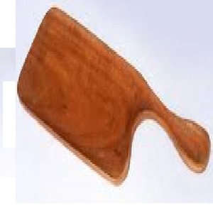 Tabla de cortar de madera de acacia de diseño único para cortar pan y frutas Utensilios de cocina Essential - Product Image 1