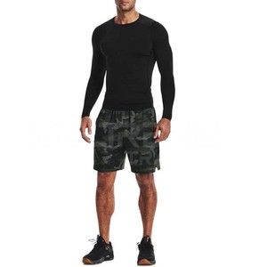 Premium 2025 hommes adultes coton Compression T-Shirts motif solide col rond chemise vêtements - Product Image 2