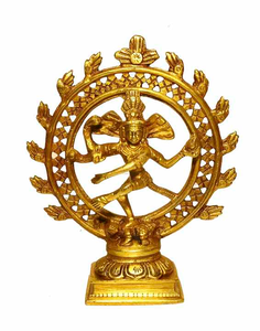 Sculpture de Nataraja en laiton fabriquée à la main pour un usage décoratif spirituel Art indien traditionnel Exportation disponible auprès d'un fournisseur de confiance - Product Image 3
