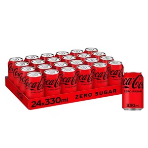 บรรจุภัณฑ์หลักของกาแฟรสโกโก้โคคา-โคล่า ZERO Sugar 24แพ็ค330มล.