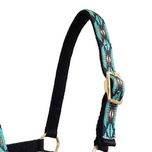 Diseñe su propio logotipo Color personalizado Estilo de silla de montar occidental Cabestro de caballo Seguridad de alta calidad Fizzan suave Halter internacional - Product Image 4