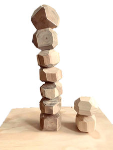 Vietnam coloré blocs de bois Montessori jouet pour enfants tri jeu d'empilage usage éducatif sûr bois matériel personnalisé en gros - Product Image 6