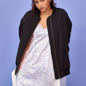 Concevez votre propre logo Veste d'hiver pour femmes en duvet matelassé à manches longues Vestes de couleur unie - Product Image 2