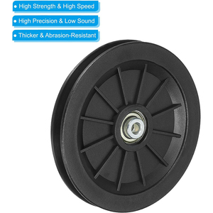 Attrezzatura Fitness OEM, Ruota per Puleggia da Palestra in Nylon Resistente all'Usura 70 80 90 115 160 mm, Cuscinetto Silenzioso Rotondo con Foro da 10mm e 1 Scanalatura - Product Image 2