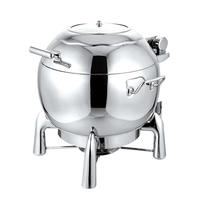 Suppen wärmer Restaurant Edelstahl Große Heizung mit Stand Catering Ausrüstung Kommerzielle Runde Buffet Hotel Chafing Dish