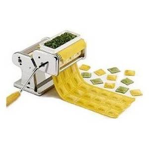 Marcato AR 150 OLI Máquina para Pasta de Raviolis Plateada y Blanca con Accesorios y Herramientas de Pasta de Regalo - Product Image 2