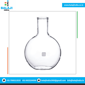 Flacon à base plate en verre borosilicate de haute qualité, fournitures d'essai de laboratoire en gros, verrerie de laboratoire d'achat en vrac - Product Image 2