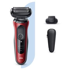 Afeitadora Eléctrica de Doble Cuchilla con Lámina Roja, Resistente al Agua IPX7, USB/Lavable con Agua, Repuesto para Cara, Barba y Cuerpo - Product Image 5