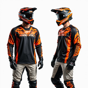 Camiseta de Manga Larga para Motociclismo, Personalizada, Transpirable, Cómoda, para Motocross, Ropa Deportiva - Product Image 6