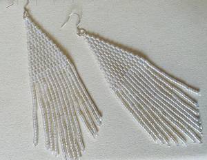 Pendientes colgantes con cuentas Pendientes de cuentas de semillas Regalo para pendientes de cuentas - Product Image 4